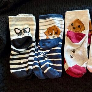 Adorable Dog-Themed Women's Crew Socks